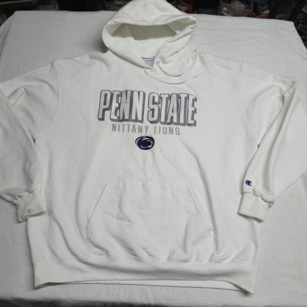 Champion Men's White Penn State Nittany Lions Goodie NCAA Football Size‎ XXL